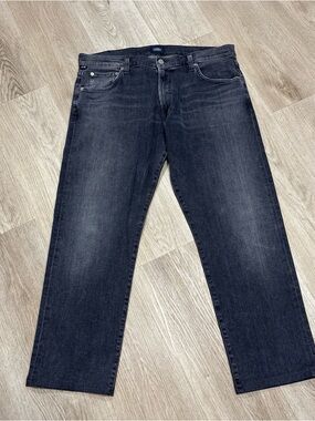 Citizens of Humanity Jeans Mens 36x27 denim black The Adler Stretch Made USA